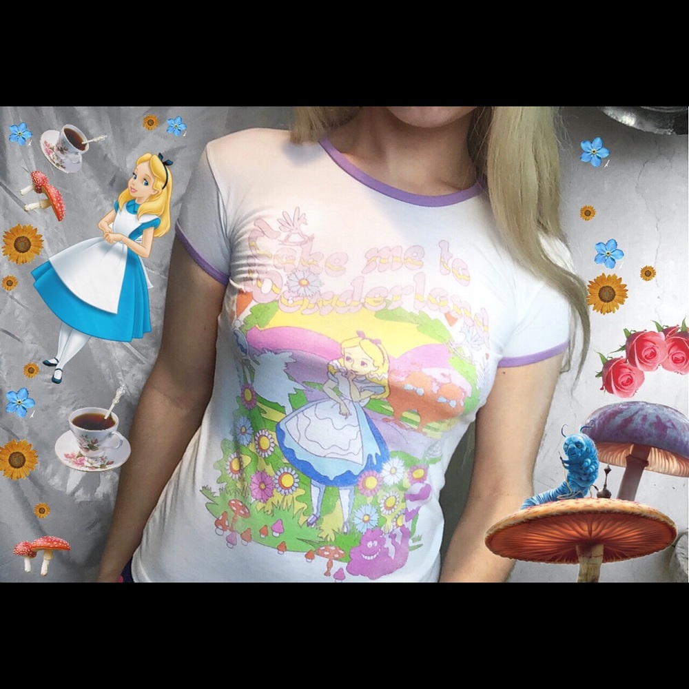 Alice in Wonderland Pastel Disney Tee Shirt